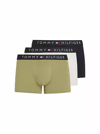 TOMMY HILFIGER | Lot de 3 slips multi | olive
